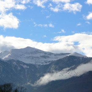 Le Pic de Burat (alt. 2154m.) vu de Fronsac