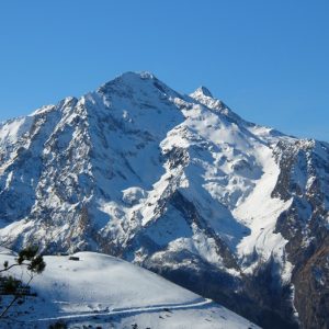 Pic d'Arrouyette (2803m.) et Pic de Lustou (3020m.), vu du Pic Arrouy 