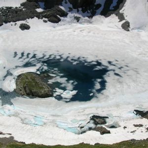 Le lac Glacé... l’île