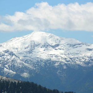 Le Montlude 2 512 m - Vue du pic de l’Escalette (1 856 m)