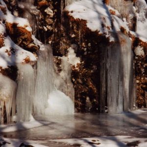 Les orgues de glace - Haut des cascades de l’Hérault...
