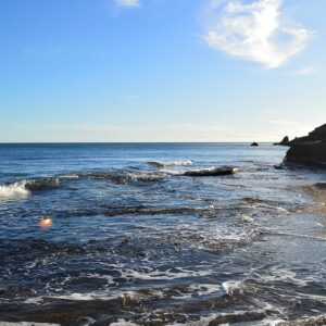 Cap d'Agde - à la plage de la Dalle un après midi de janvier ...