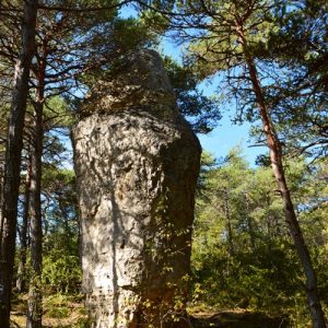 mégalithe naturel - Causse Noir (Aveyron)