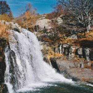 Le Tarn, cascade vers Villeneuve, Mt Lozère