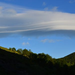 "altocumulus lenticularis"Haut de la vallée de la Dourbie (Mt Aigoual)