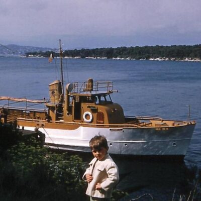 1958 ...à St-Honorat et Sainte-Marguerite, îles de Lérins situées dans la baie de Cannes