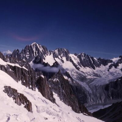 1958 Glacier de Talèfre  massif du Mont-Blanc
