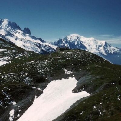 1961 au Col de Balme le Massif du Mt Blanc