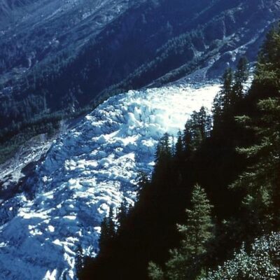 1961 haut du Glacier des Bossons