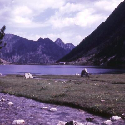 1964 le Lac de Gaube vu du sud 