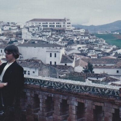 1968 - sur une terrasse à Ronda, Andalousie