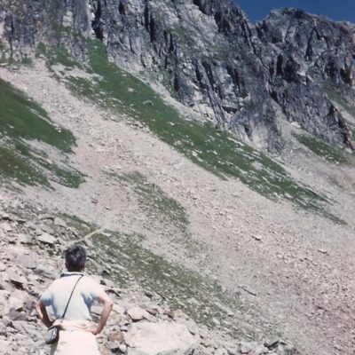 1961 Chamonix - « Mum » Aiguilles Rouges  (Lac Cornu)