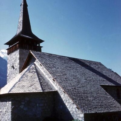 L'église des Praz - Chamonix 1961