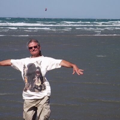 2012 - à la plage de Faraman, la Camargue et le vent !