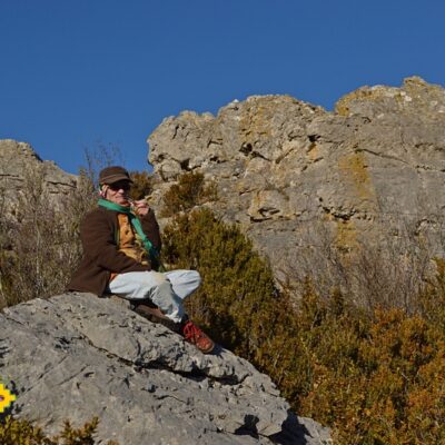 2015 - au Rocher du Mérigou, vers Vissec dans le Gard
