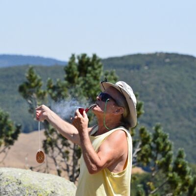 2020 - au col des Pises (Mt Aigoual) le rhombe et « čhaŋnúŋpa », la “vision” de l’intériorité se fait jour... 